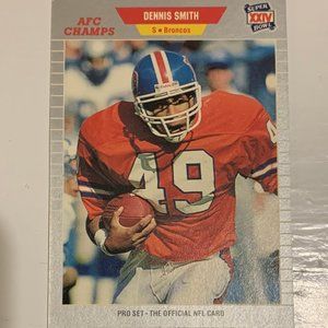 Dennis Smith 1989 Pro Set #111 Football Card